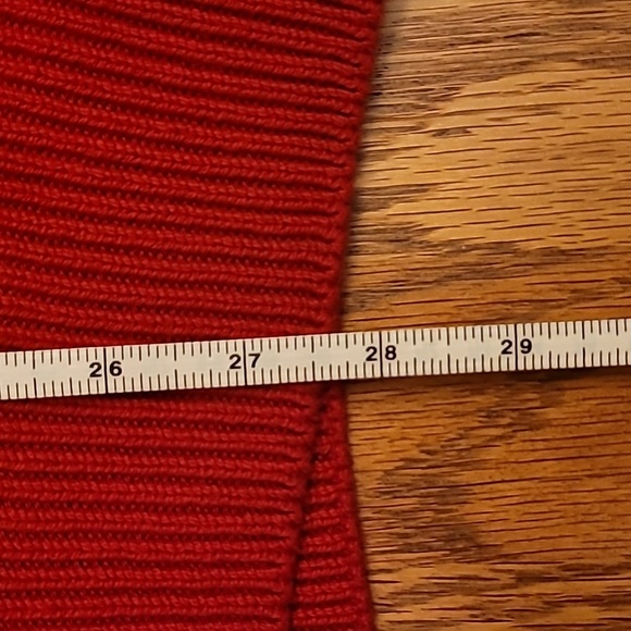 Land's End Direct Merchants Drifter Sweater mens Large red made in usa LOT F16 - Picture 5 of 7